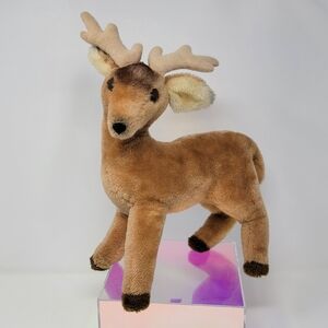 VINTAGE 1978 R. Dakin & Co. 12" Buck Deer Plush